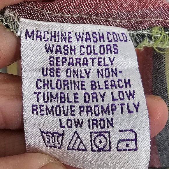 Roaman's Green Rainbow Striped Peasant Blouse Pintuck Festival 32W - Picture 9 of 10